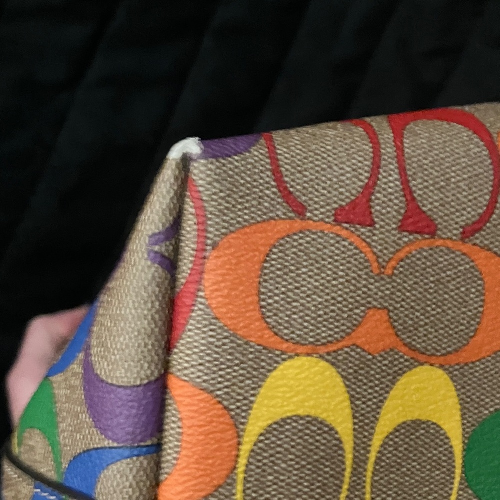 Coach Rainbow Signature Tote Bag - Picture 6 of 7